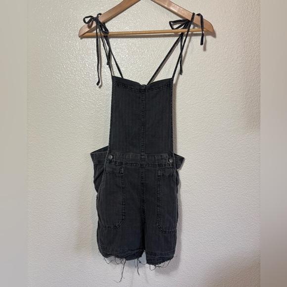 Free People Pants - Free People Natural Sights Overall Shorts Size XS Linen Cotton Blend | summer